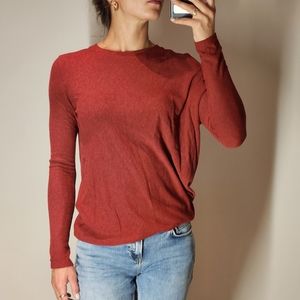 Kit&Ace Red Long Sleeve shirt size S